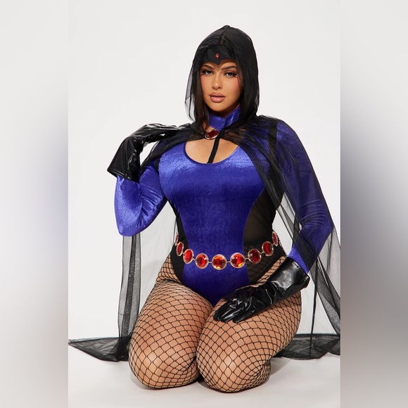 Fashion Nova Raven Teen Titans Halloween Costume - Picture 4 of 6